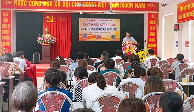 Huyện Thanh Trì hưởng ứng ngày ASEAN phòng, chống sốt xuất huyết